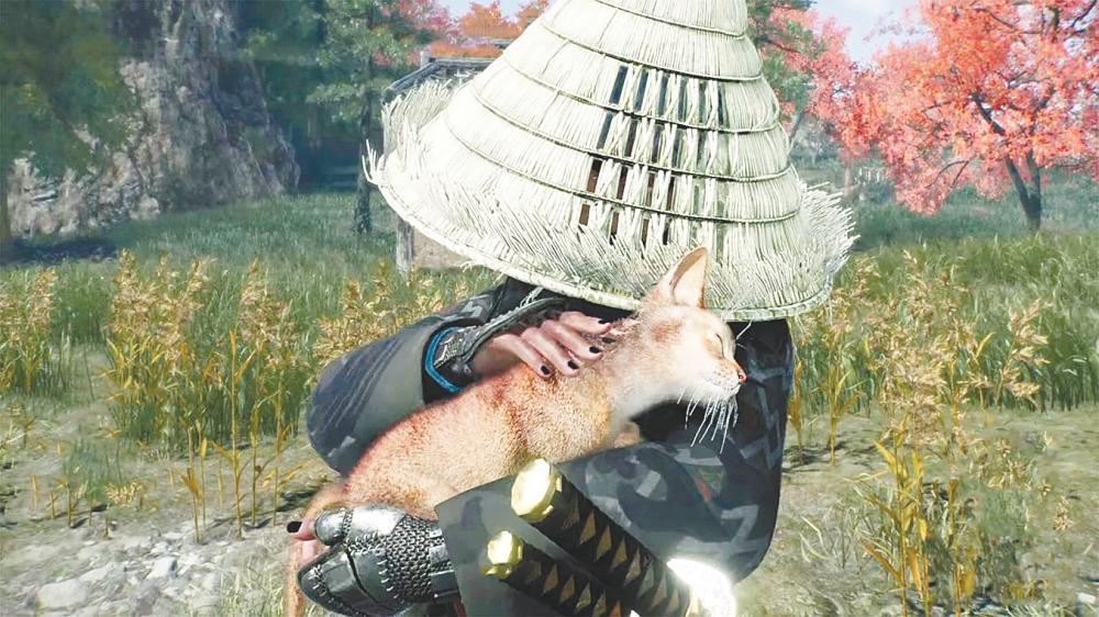 $!Due to the prominence of cats in feudal Japan, players can find and pet them in the game.