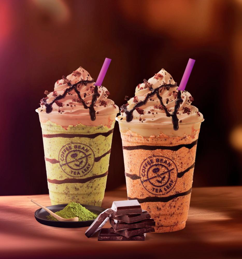 Matcha Ice Blended and Matcha Chocolate Royale Ice Blended.