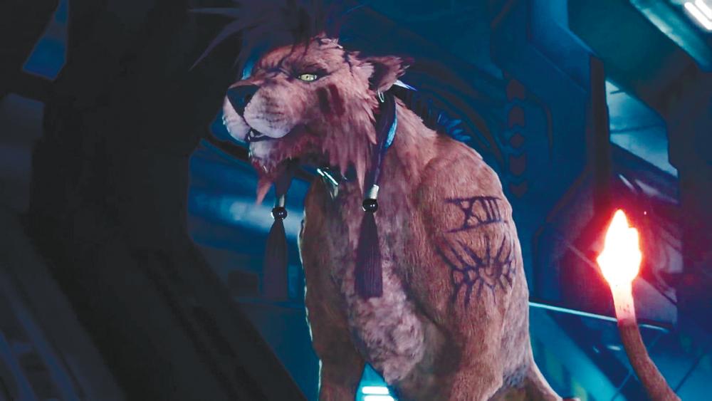 $!“Red XIII” is the lab code given to Nanaki by Shinra.