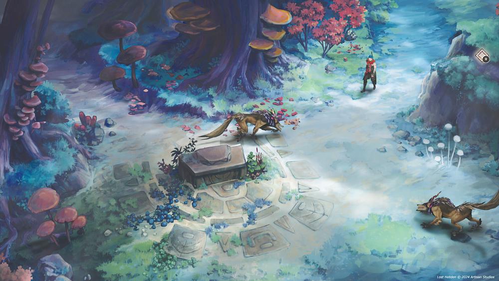 The game uses “Deep 2D” technology to play in a hand-painted 3D world. - ARTISAN STUDIOS