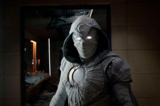 $!A screenshot from the new Moon Knight trailer featuring Isaac as the titular superhero. – Marvel Entertainment