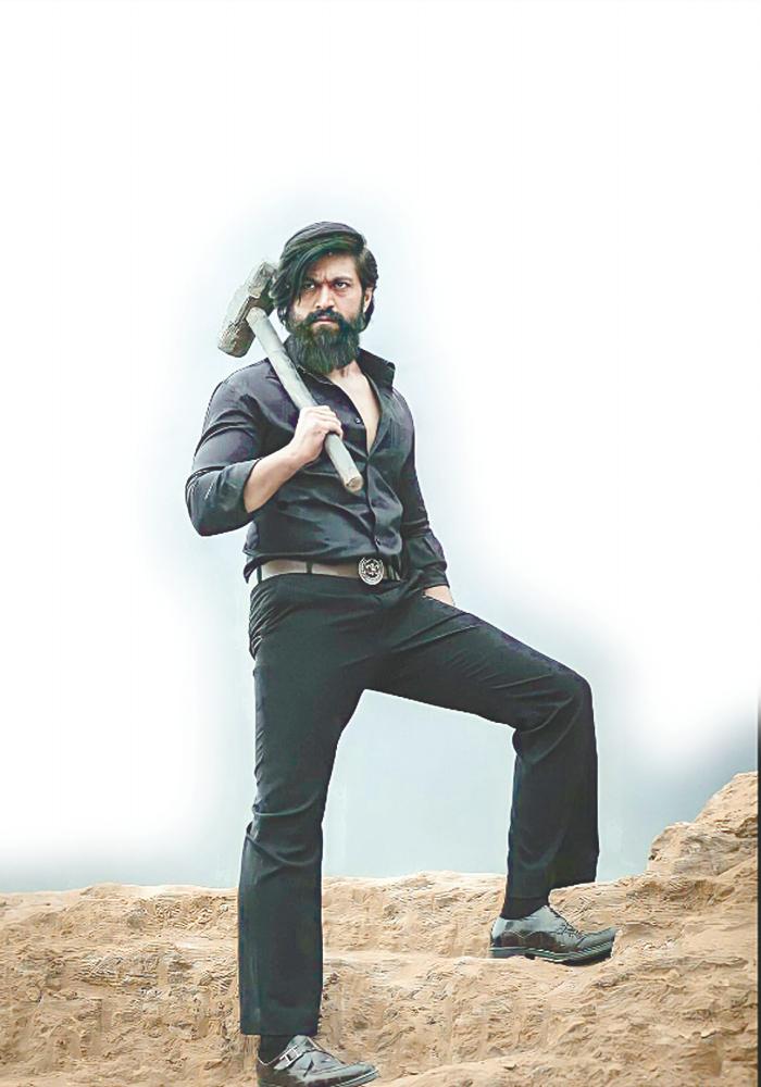 $!Yash as Rocky is KGF 2. – IMDB