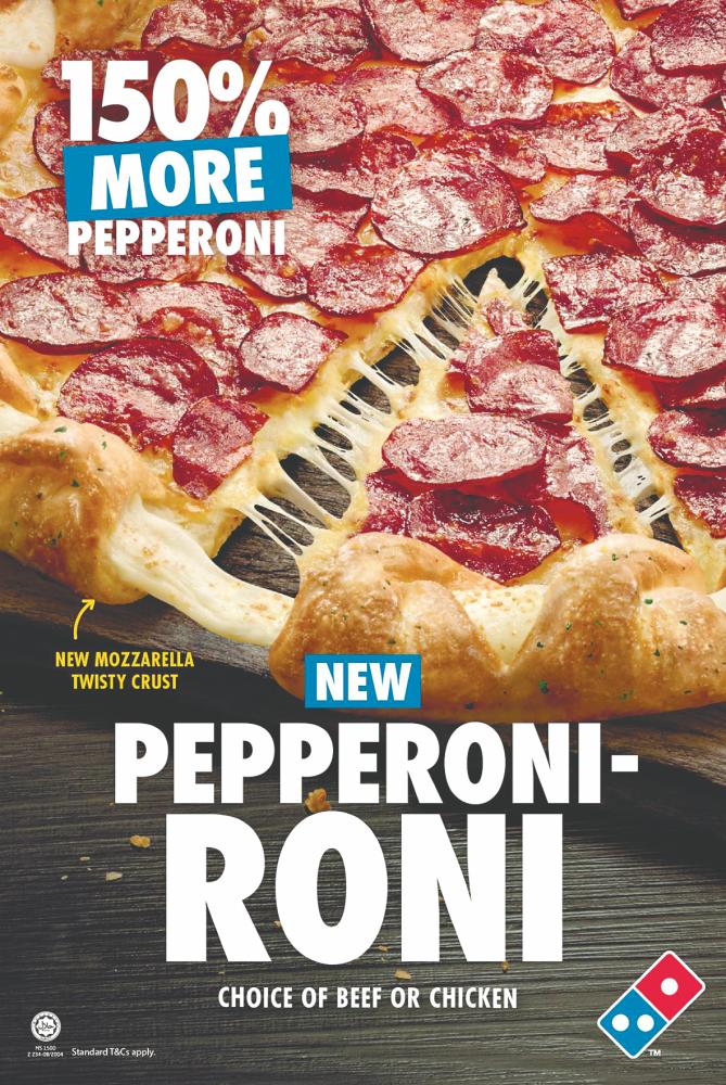 $!Domino’s latest item caters to meat and cheese lovers.