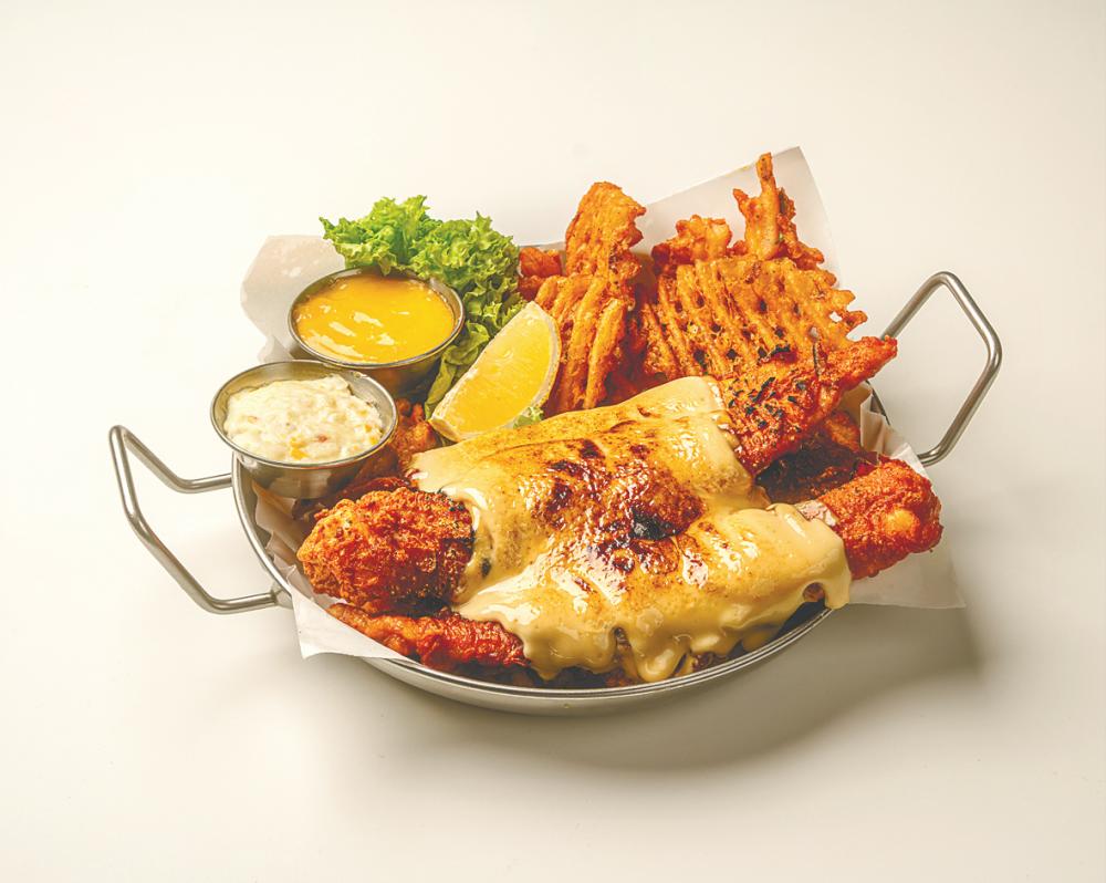 $!The Manhattan Fish Market’s Flamin’ Fish ‘N Chips ups the heat to tantalise spicy food fans