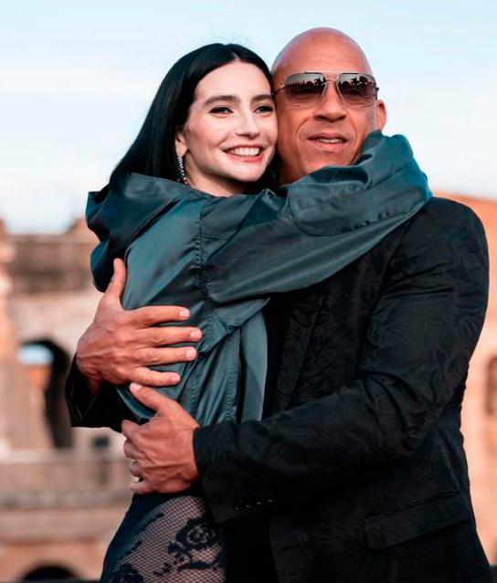 Meadow Walker (left) hugging Vin Diesel during the Rome premiere of ‘Fast X’. – Instagram