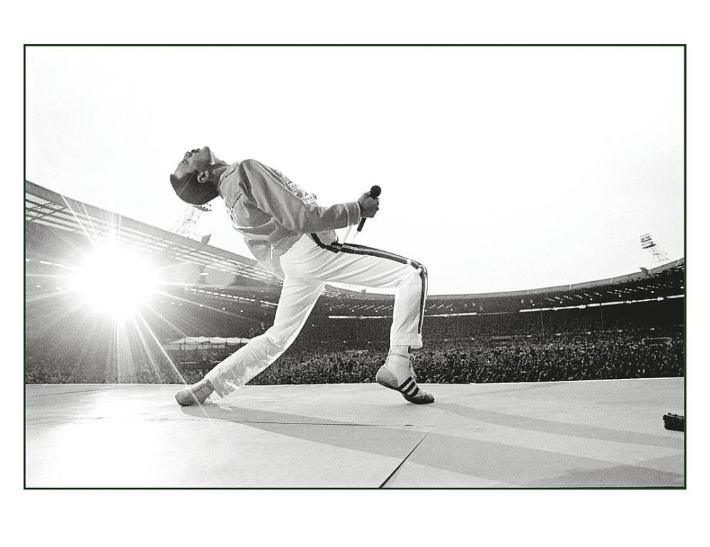 One of the most iconic photos of Freddie was taken by Neil Preston at Wembley on 1986.