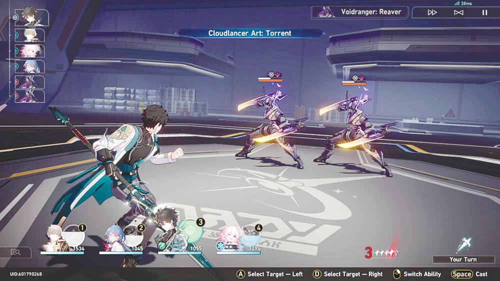 $!An extremely polished game, Honkai: Star Rail retains the genres classic turn-based battles. - MIHOYOPIC