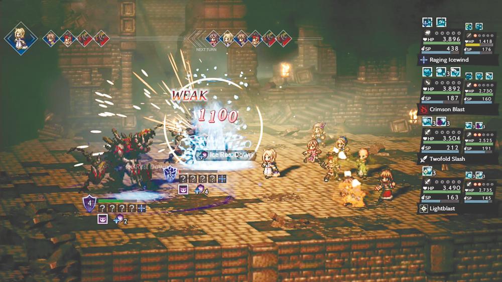 $!Octopath Traveler: COTC blends classic turn-based battles with modern mechanics and graphics. - SQUARE ENIXPIC