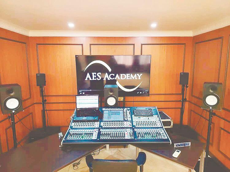 $!How a typical sound engineering setup at AES Academy looks like.