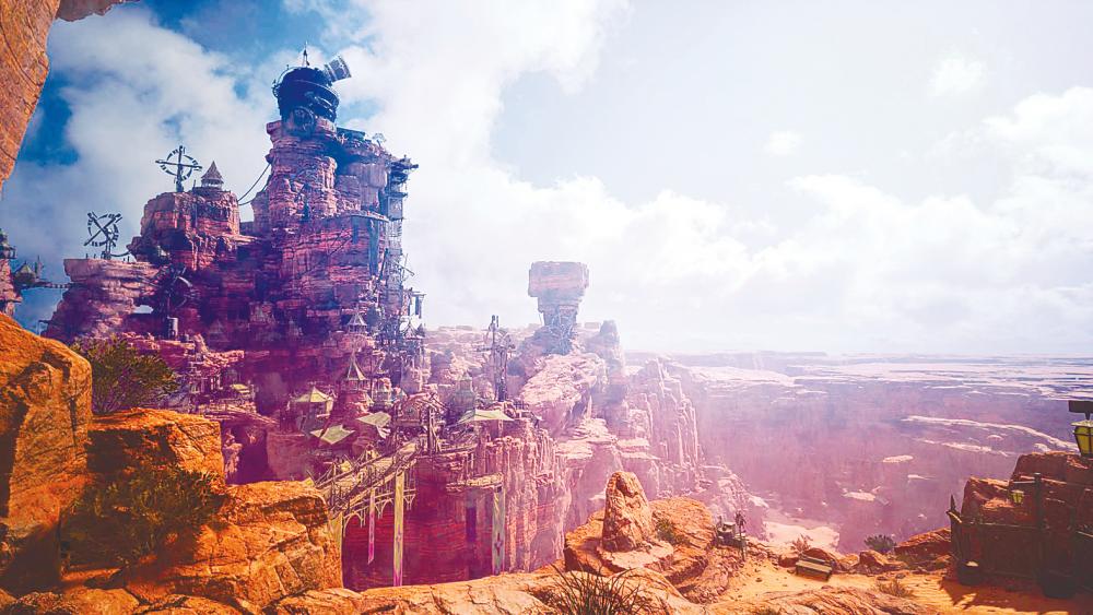 Sprawling locations like Cosmo Canyon will have their own story and quests. $!Sprawling locations like Cosmo Canyon will have their own story and quests.