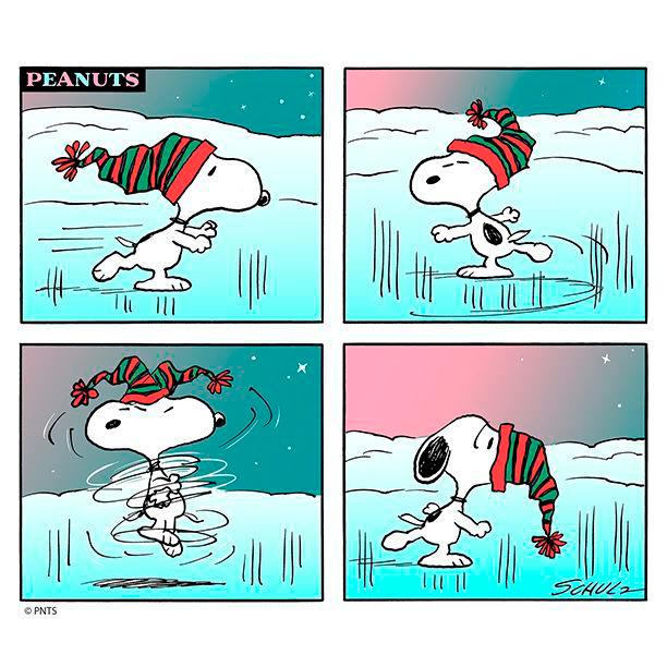 $!Snoopy does not only ice-skates, he performs. – PIC FROM INSTAGRAM @SNOOPYGRAMS