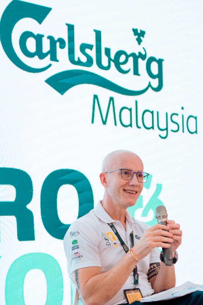 $!Carlsberg Malaysia Managing Director, Stefano Clini launching the Together towards ZERO and Beyond ESG Programme.
