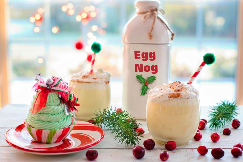 $!Eggnog is creamy, spiced drink that’s a holiday classic. – PEXELSPIC