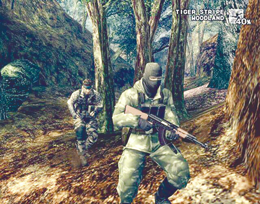 $!Set in the jungles of Russia, MGS3 introduced a camouflage system.
