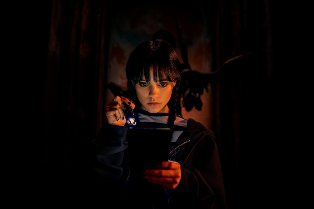 Jenna Ortega was born to play the role of Wednesday Addams. – Netflix