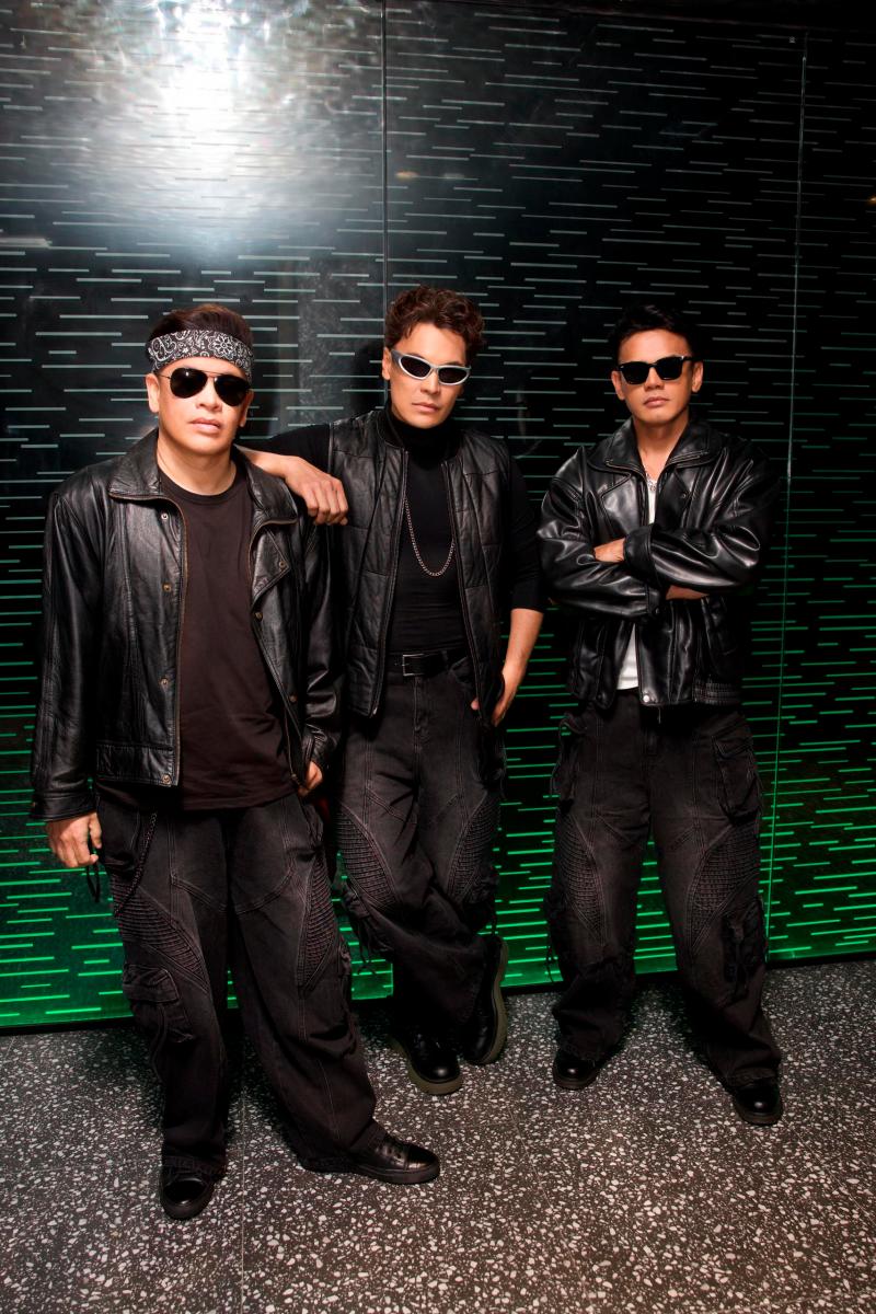 From left: Norman, Edry and Yusry at the press conference for GenKRU The Finale: One Last Time.