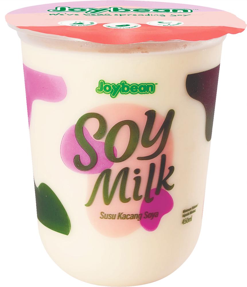 Fresh soy milk made from 100% non-GMO Canadian soybeans.