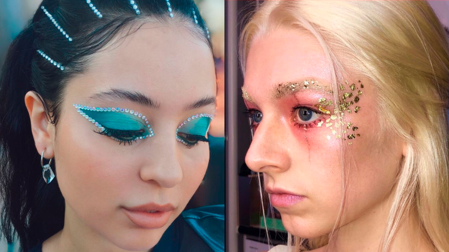 $!Maddy makeup (left) by Kirinrider, Jules makeup (right) by Doniella Davy, MUA of Euphoria