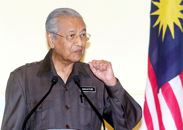 Prime Minister Tun Dr Mahathir Mohamad. — BBxpress