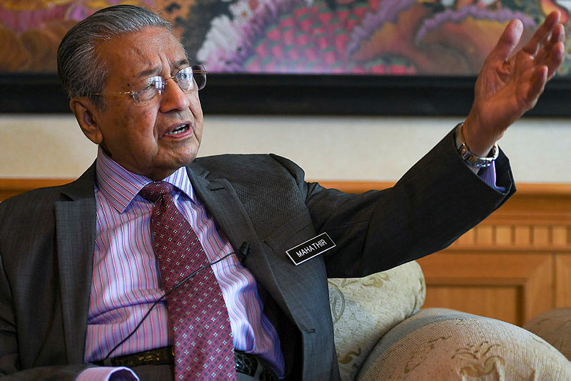 Mahathir hopes Harimau Malaya can score one or two goals