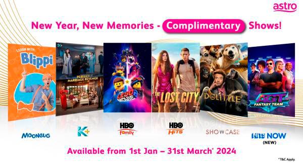 New Astro channel free preview, limited complimentary access to five channels
