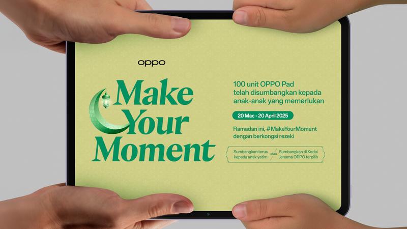 $!The official certificate marking OPPO's #MakeYourMoment Campaign in collaboration with MNCU and AEON, dedicated to supporting orphanages across Malaysia.