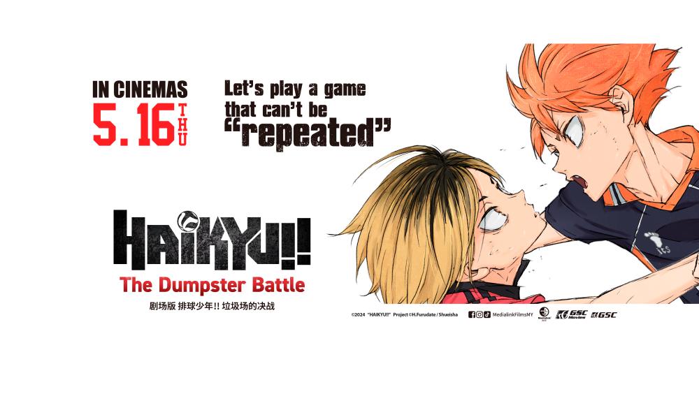 $!Haikyuu!! The Dumpster Battle is showing in cinemas now.