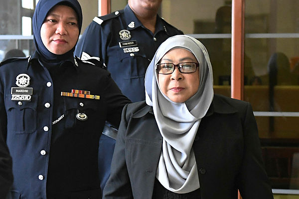Former MEIO chief Datuk Hasanah Abdul Hamid. Picture from October 25, 2019. — AFP