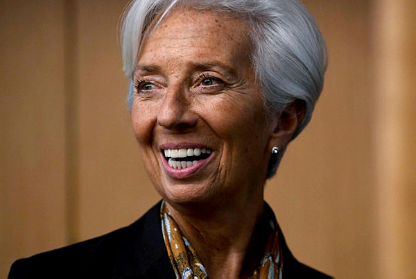 International Monetary Fund (IMF) Managing Director Christine Lagarde at an engagement session in Universiti Malaya, Kuala Lumpur today. — AFP