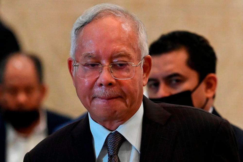 Gambar fail: Datuk Seri Najib Razak/AFPPix
