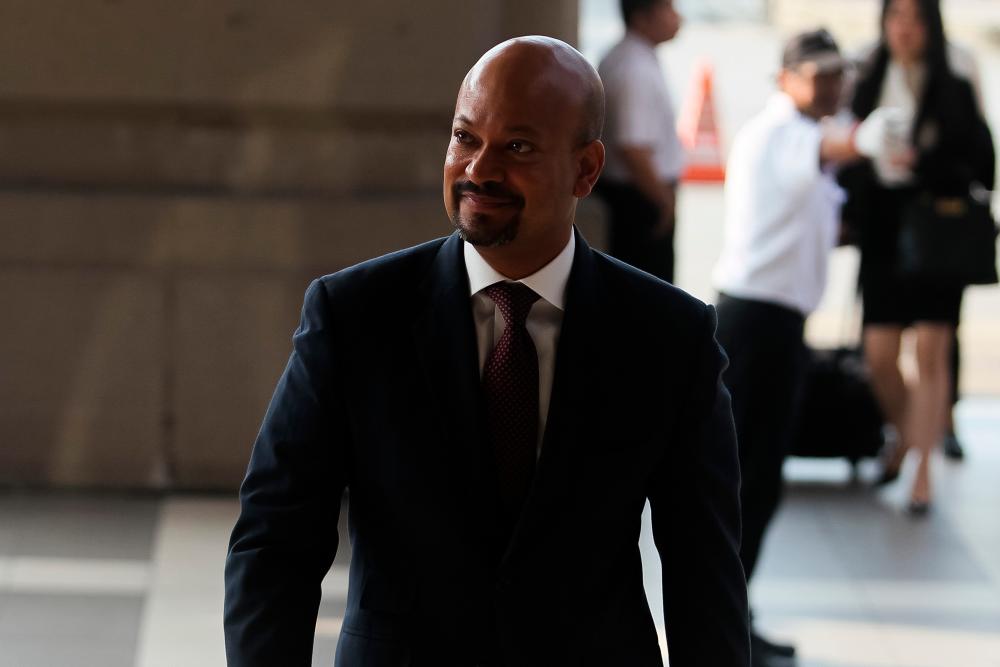 Former CEO of 1MDB, Arul Kanda arrives for his trial at the High Court in Kuala Lumpur on November 18, 2019. - AFP