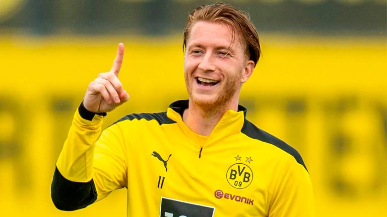 Dortmund skipper Reus revels in playing alongside Haaland