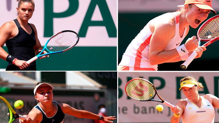Perfect strangers as first-time quartet contest French Open semifinals