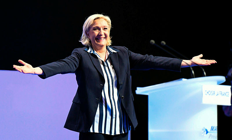 Le Pen seeks Macron’s downfall in French European polls