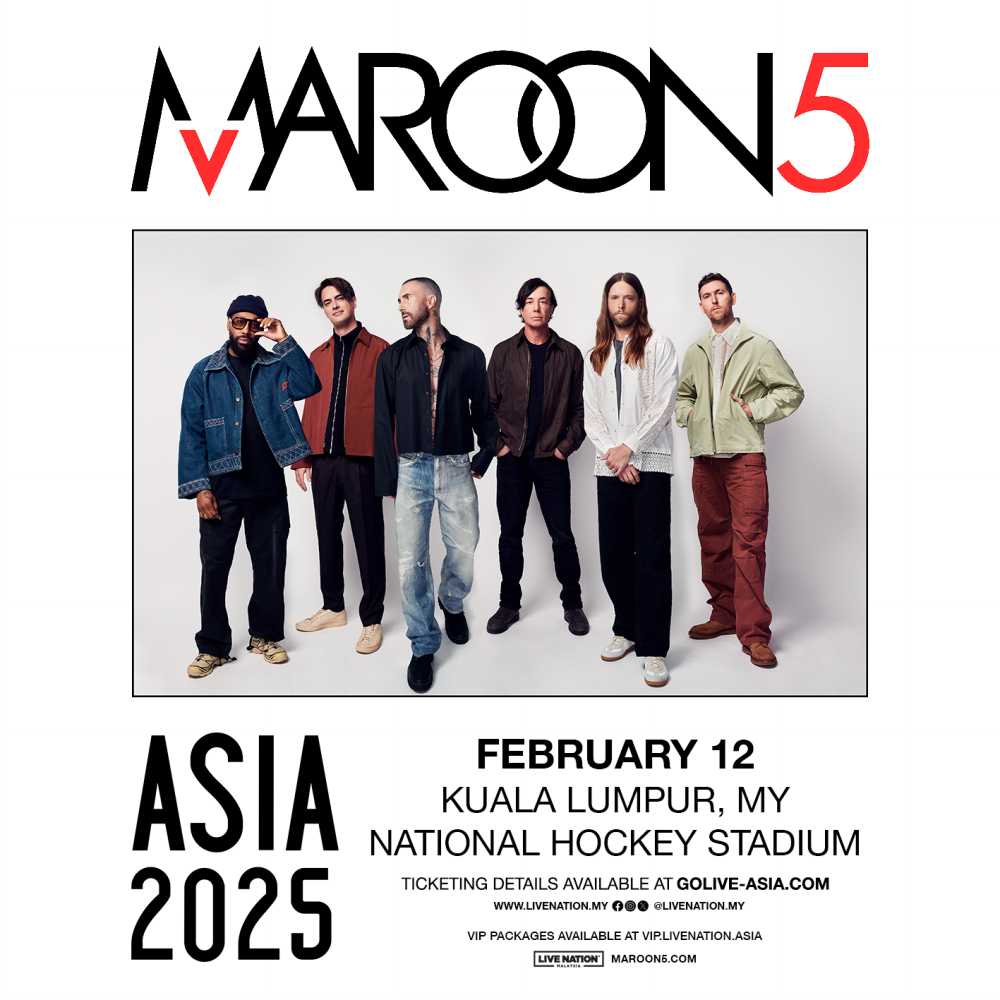 The band will play for Malaysian fans next February.