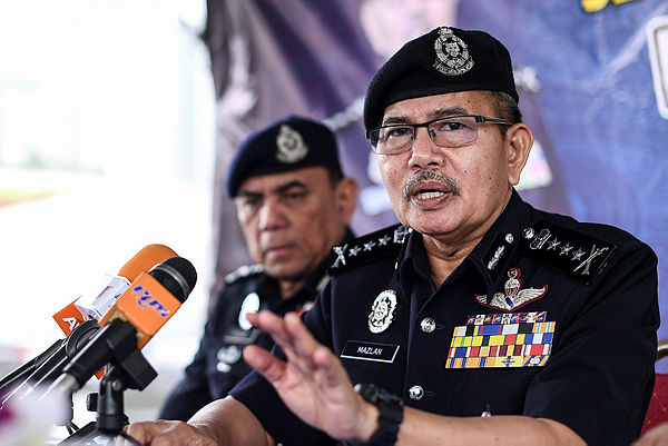 Kuala Lumpur Police chief Datuk Seri Mazlan Lazim. — Bernama