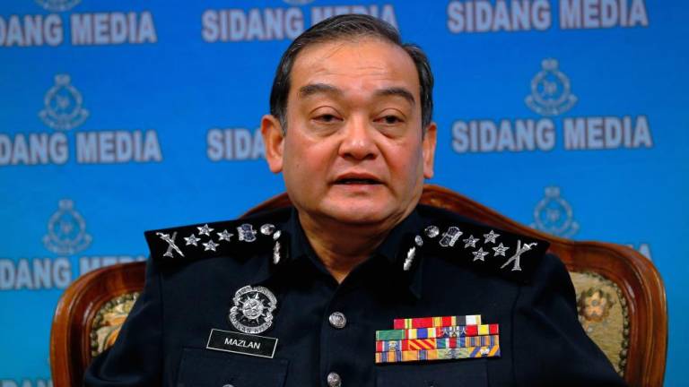 Deputy Inspector-General of Police Datuk Mazlan Mansor. - Bernama