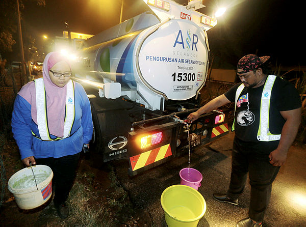Water supply for 1.5m Selangorians resumed last night, full resumption anticipated in 72 hours