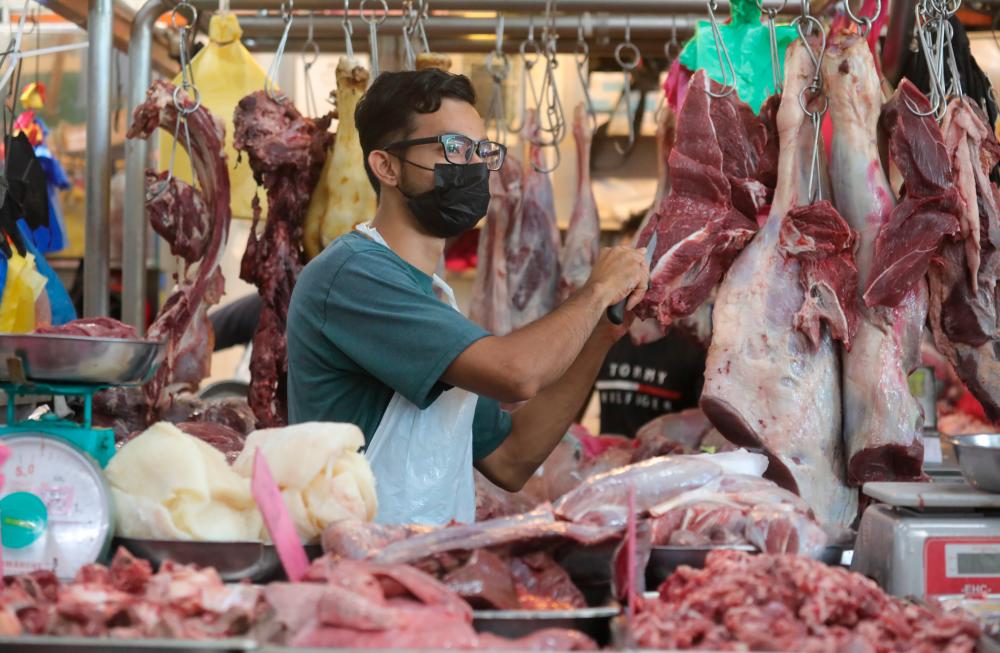 the current beef cattle population is 43,410 and Sabah needs to have 600,000 cattle before being able to stop any intervention in the import of livestock products. Sunpix by Masry Che Ani