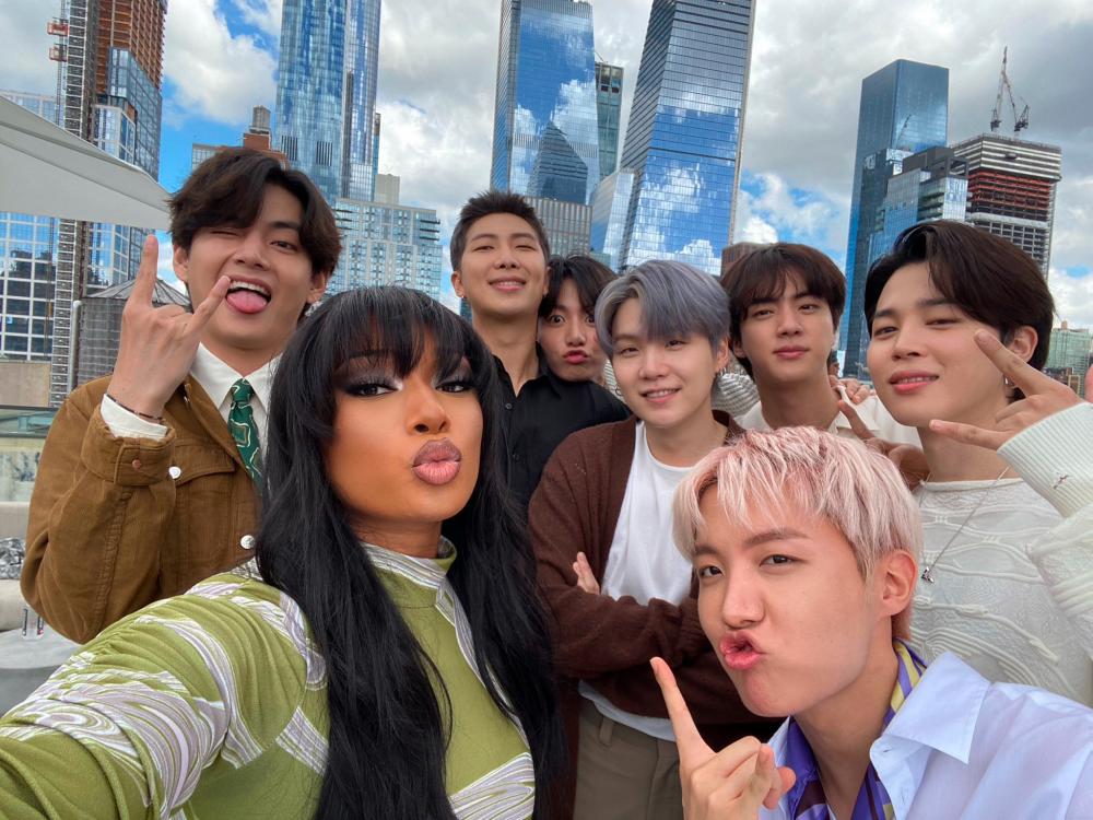 Megan Thee Stallion and BTS rock NYC