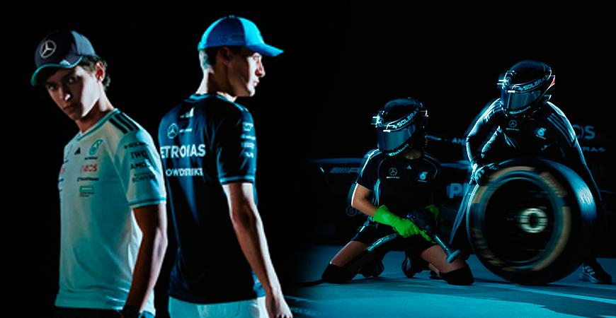 Adidas &amp; Mercedes-AMG Petronas F1 team debut first collection