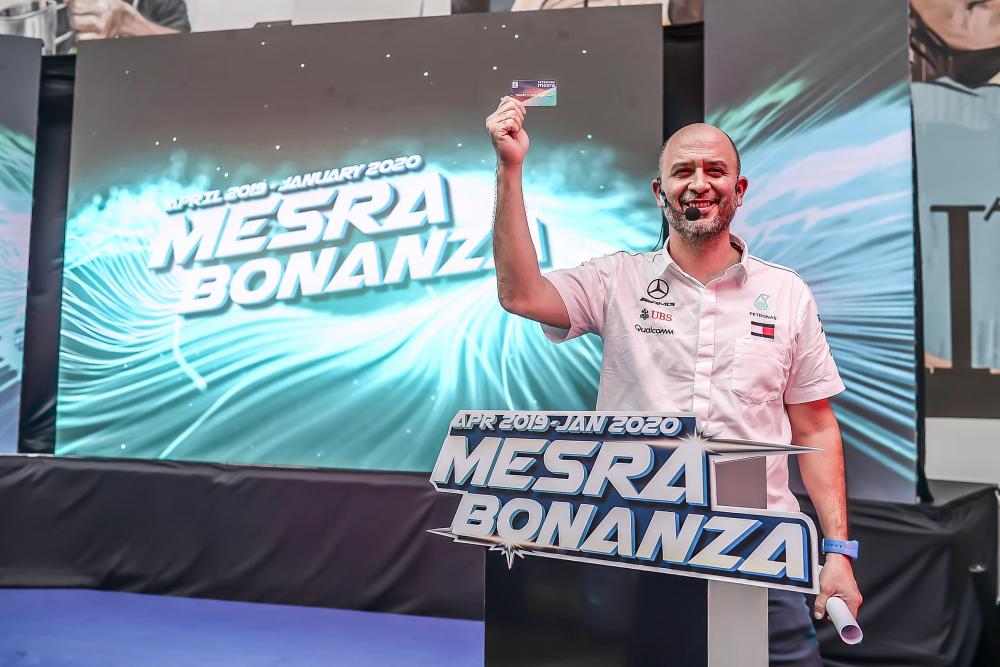 Khalil during the launch of the Mesra Bonanza Campaign. ADIB RAWI/THESUN