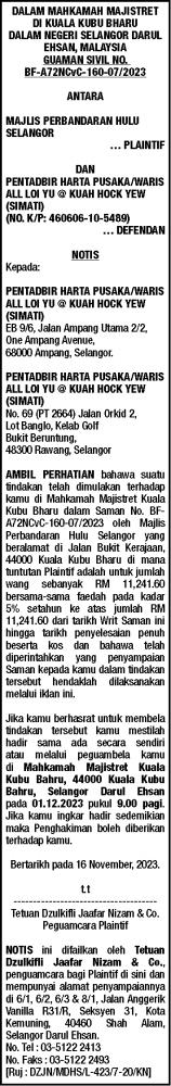 Messrs Dzulkifli Jaafar (PHP)