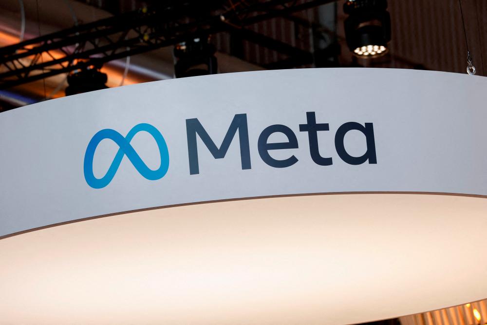 File photo: A logo of Meta Platforms Inc. is seen at its booth, at the Viva Technology conference dedicated to innovation and startups, at Porte de Versailles exhibition center in Paris, France June 17, 2022. REUTERSpix