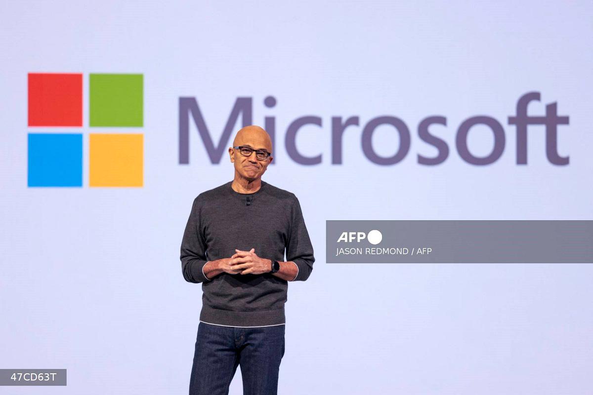Microsoft CEO Satya Nadella. - Jason Redmond / AFP