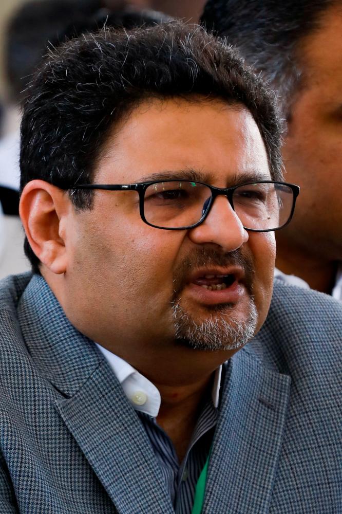 Miftah Ismail, Pakistan’s Federal Minister for Finance and Revenue, speaks to the media in Islamabad, Pakistan. - REUTERSpix