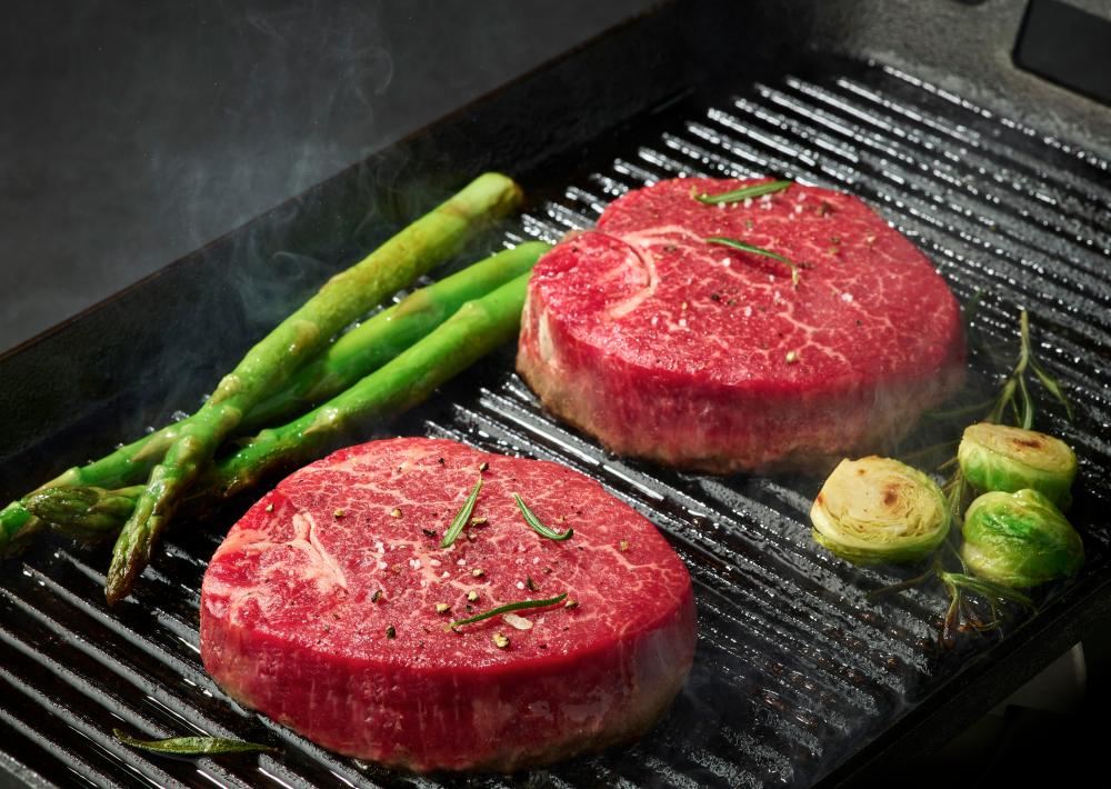 Grilling draws out flavours inherent in the Hanwoo beef.