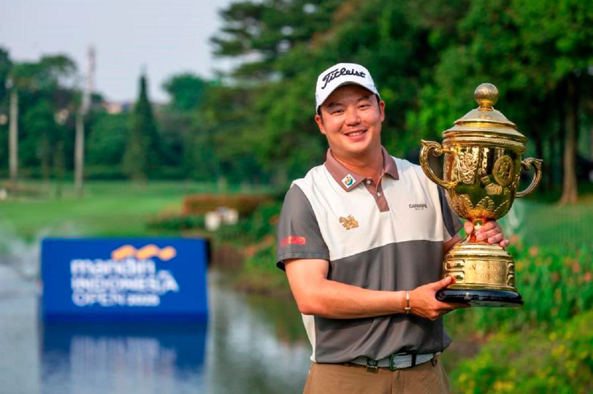 Suteepat Prateeptienchai winning his fourth Asian Tour title. – Asian Tour