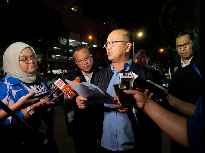 Exco Kesihatan, Sumber Manusia dan Perpaduan negeri Datuk Ngwe Hee Sem - fotoBERNAMA