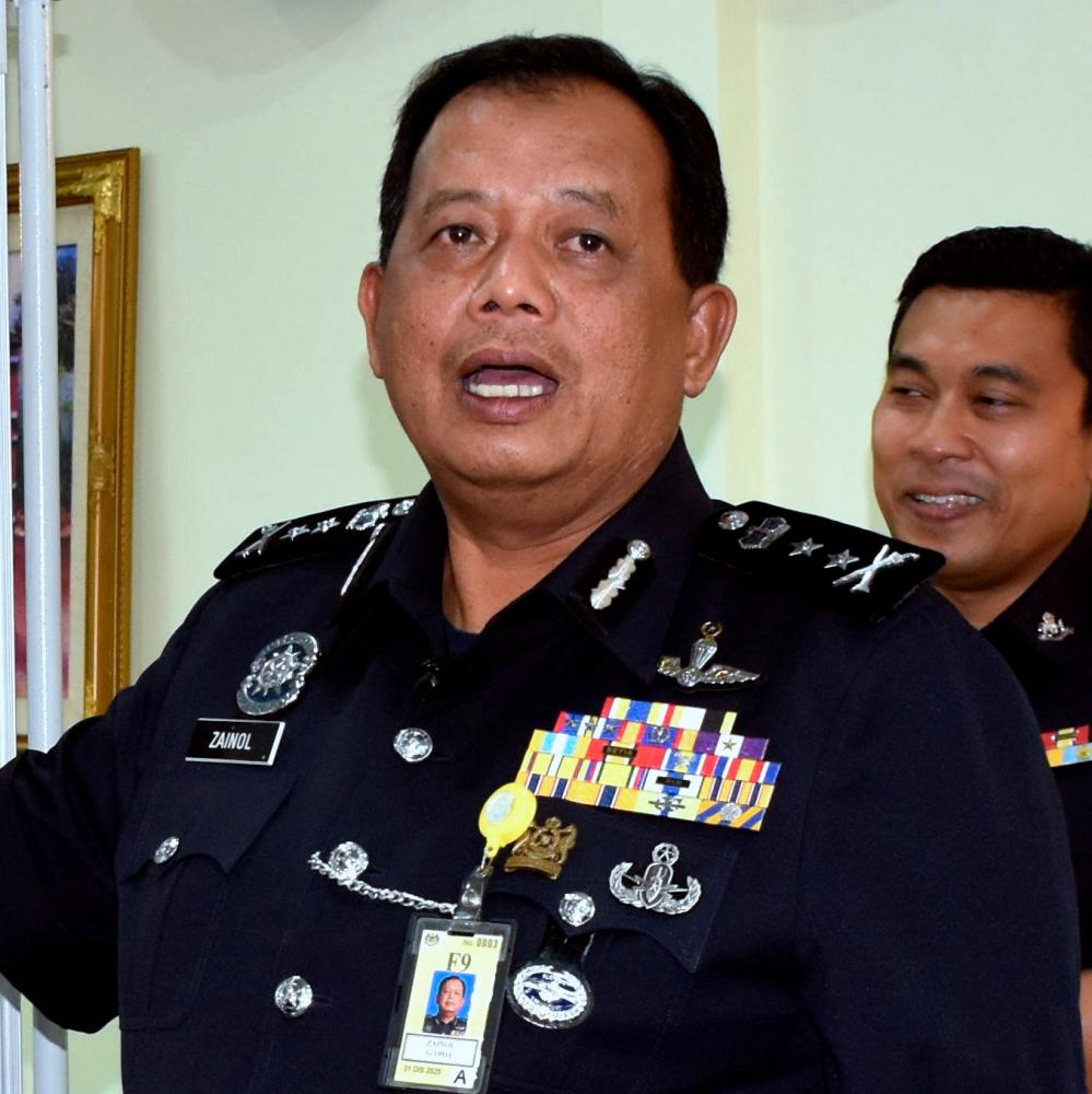 Melaka police chief, Datuk Zainol Samah. - BERNAMAPIX